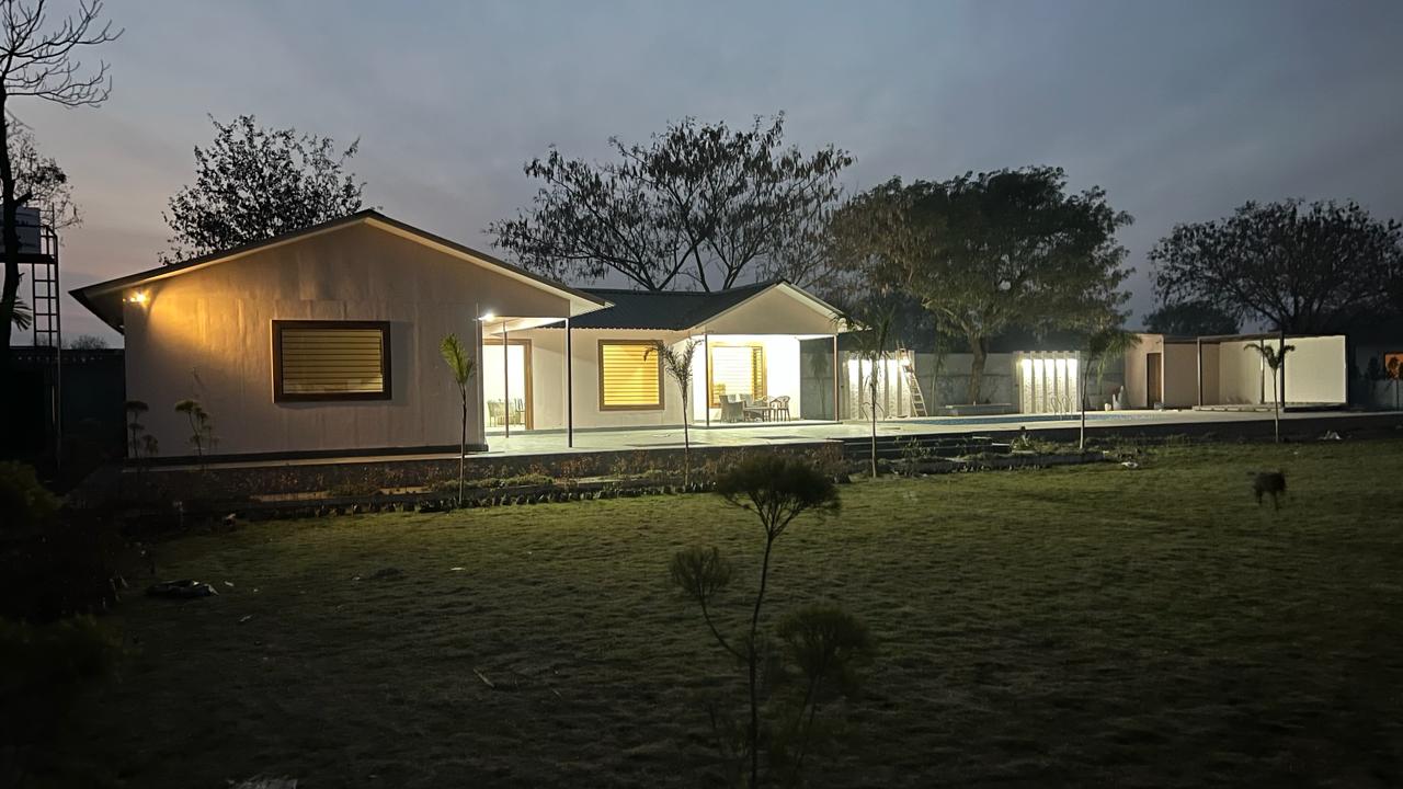Modern prefabricated family home
